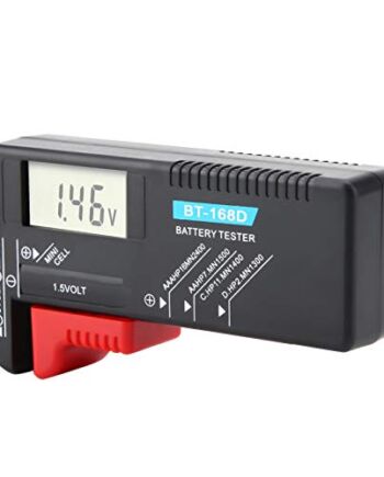 Alkomat guzikowy BT-168D uniwersalny cyfrowy tester baterii LCD