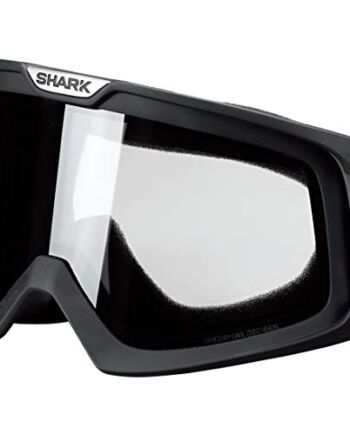 Shark Okulary czarne z przyciemnianym szkłem do kasków RAW Drak Vancore + Explore-R
