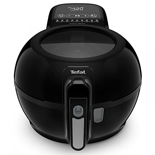 Tefal FZ7738 ActiFry Genius+ frytkownica na gorące powietrze | 1500 W | pojemność: 1,2 kg | timer | 9 automatycznych menu | system mieszania | 43,3 x 30,3 x 23,8 cm | kolor czarny