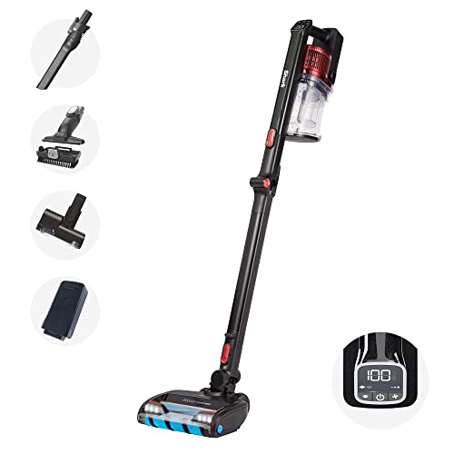 Shark Odkurzacz Akumulatorowy, Czarny/Czerwony, czas pracy 60 min