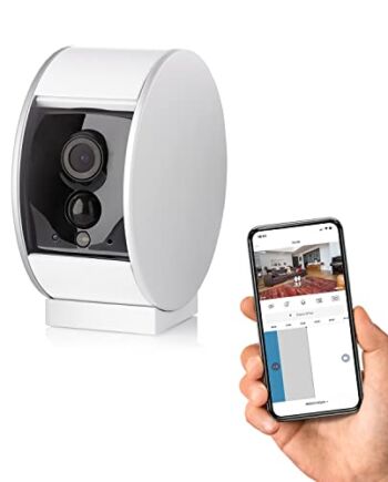 somfy 2401507 kamera wewnętrzna, kamera bezpieczeństwa Full HD do systemów bezpieczeństwa domowego, inteligentne urządzenie ze zintegrowaną aplikacją i prostą instalacją