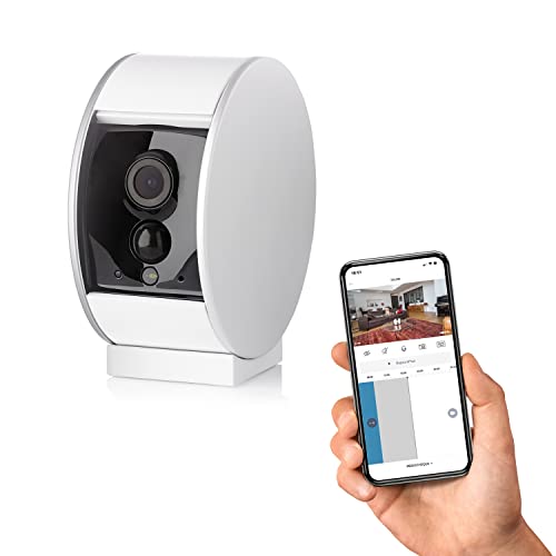 somfy 2401507 kamera wewnętrzna, kamera bezpieczeństwa Full HD do systemów bezpieczeństwa domowego, inteligentne urządzenie ze zintegrowaną aplikacją i prostą instalacją