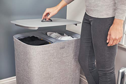 Joseph Joseph 50003 Tota 90-litrowy kosz oddzielający pranie – szary - obrazek 4