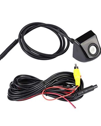 Kamera cofania, kamera cofania samochodu CCD zapasowy parking noktowizor kamera cofania wodoodporna (czarna)