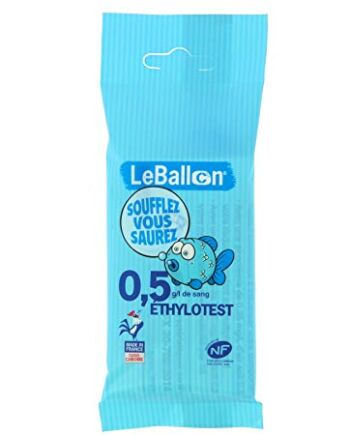 Le ballon Torba balonowa z 1 testerem alkoholu 0,5G/L NF