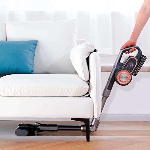 Jimmy H10 Pro Elastyczna bezprzewodowa miotła elektryczna, wyjmowana bateria, 600W, moc 245AW, zasięg 90 minut, ekran LED, technologia adaptacyjna i inteligentny czujnik, filtr HEPA i stacja ładowania - obrazek 7