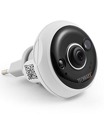Technaxx 4577 TX-57 Easy FullHD kamera do monitoringu wnętrz gniazdko białe, 1 sztuka (1 opakowanie)