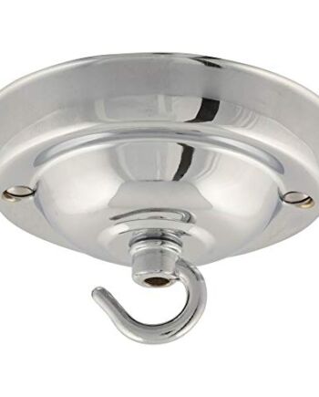 ElekTek Rozeta sufitowa z hakiem średnica 108 mm wersje metalowe lakie