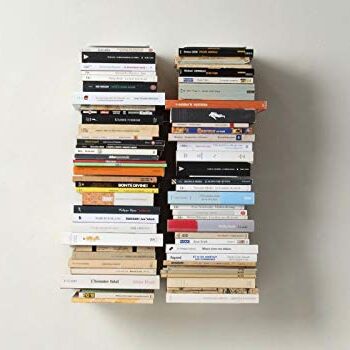 Regał na książki – pionowy regał na książki 60 cm – zestaw 2