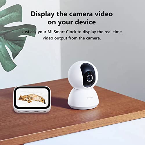 Xiaomi Smart Camera C300, kamera monitorująca z asystentem głosowym, inteligentne wykrywanie człowieka AI, dwukierunkowy dźwięk, tryb prywatności, noktowizor, kompatybilny z Google i Alexa, Biały - obrazek 4