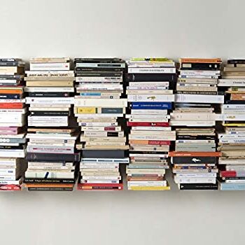 Regał na książki – pionowy regał na książki 60 cm – zestaw 6