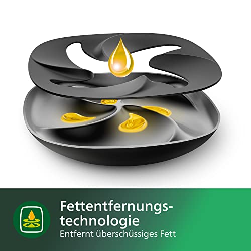 Philips Premium Airfryer XXL - Misa 7,3 l, Frytownica bez oleju, Technologia Rapid Air, Technologia usuwania tłuszczu, Podziałka w zestawie, Aplikacja NutriU z przepisami (HD9762/90) - obrazek 4