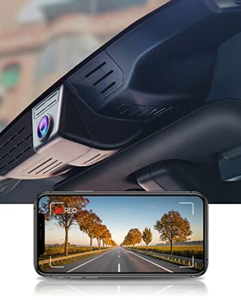 FITCAMX Dashcam kompatybilny z Land Rover 2020 2021 2022 Defender 110 90, rejestratorem samochodowym 4K UHD z WiFi, Clear View, G-Sensor, akcesoriami OEM, w zestawie karta pamięci 64 GB