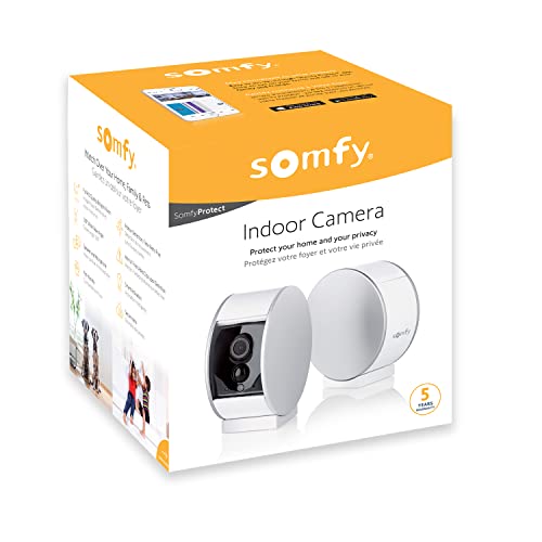 somfy 2401507 kamera wewnętrzna, kamera bezpieczeństwa Full HD do systemów bezpieczeństwa domowego, inteligentne urządzenie ze zintegrowaną aplikacją i prostą instalacją - obrazek 3