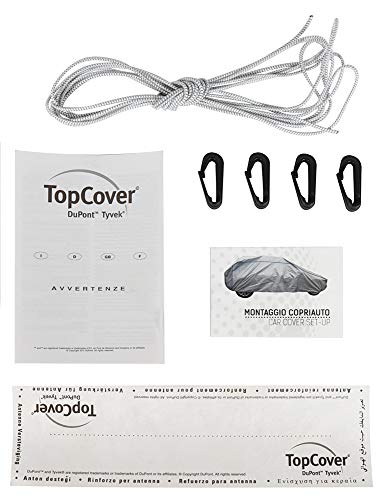 Cora Topcover Tyvek Silver 00136404 oddychająca plandeka na samochód, model XL - obrazek 2
