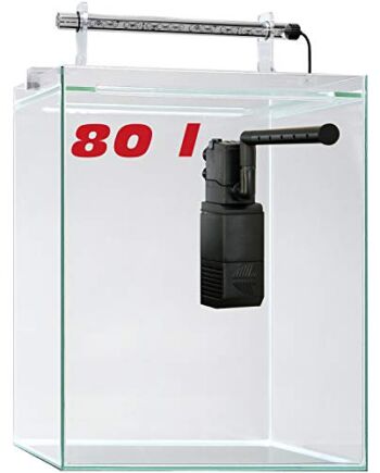 sera Scaper Cube 80 l zestaw startowy – 80 litrów akwarium z filtrem wewnętrznym i oświetleniem LED, bez szafki dolnej