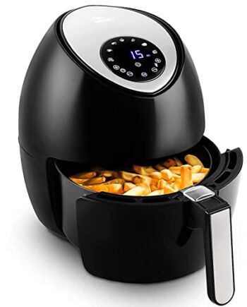 Frytkownica na gorące powietrze, Uten 4,5 l, Airfryer XL, z cyfrowym w