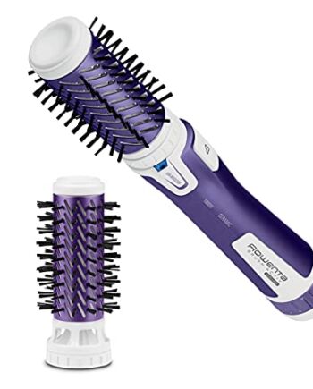Rowenta Brush Active Lokówko-Suszarka, Biały/Purpurowy, 1000W