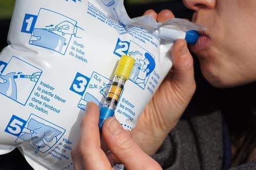 Zestaw 4 jednorazowych eterylotestów - Le Ball - 0,5g/l - Norma NF - obrazek 3