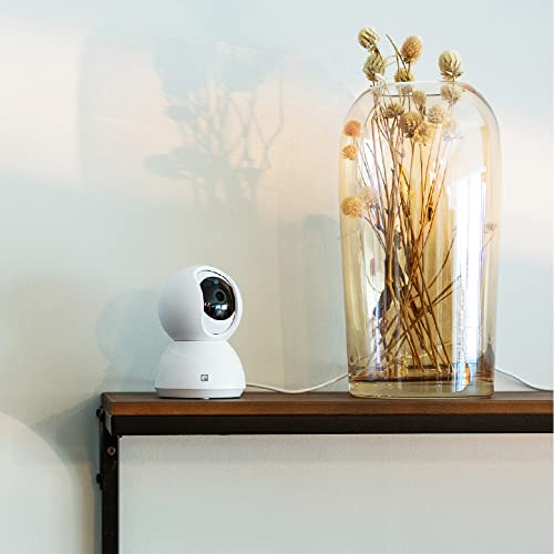 Garza Smarthome – Wifi 360 kamera IP kompatybilna z urządzeniami Alexa z wyświetlaczem i kamerą Google Chromecast 720P HD Smart Smart, wbudowanym mikrofonem, noktowizorem i czujnikiem ruchu - obrazek 3