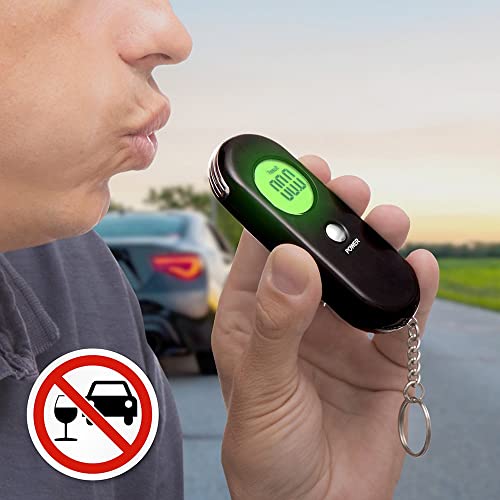 InnovaGoods - Cyfrowy Alkomat IG115700, Precyzyjny Pomiar Alkoholu, Be - obrazek 3