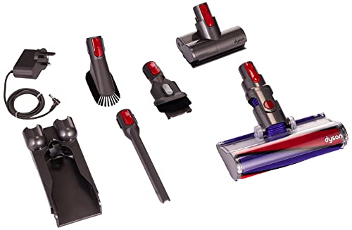 Dyson 330V10ABSOLUTE+ V10 absolutnie bezprzewodowy odkurzacz - szary i czerwony, plastik - obrazek 3