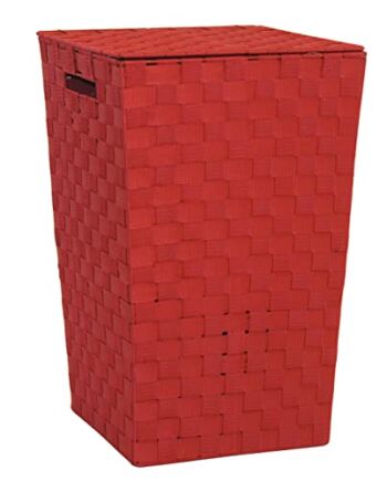 Franz Müller Flechtwaren Kosz na pranie, czerwony
