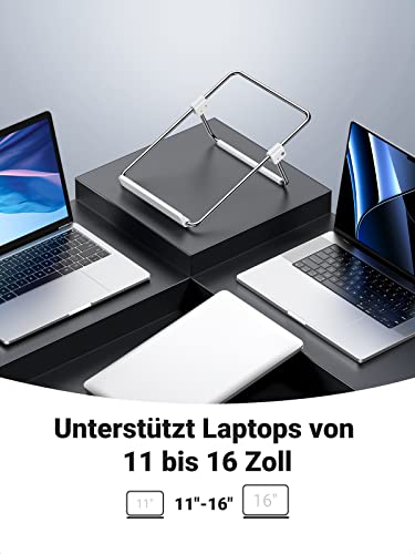 UGREEN Regulowana Podstawka Pod Laptop Kompatybilna z MacBook Dell Lenovo HP ZenBook - obrazek 5