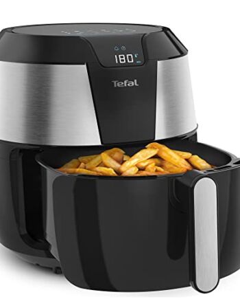 Tefal EY701D Easy Fry XXL Frytkownica Na Gorące Powietrze, 1850 W, 1,6 L, Czarny/Srebrny