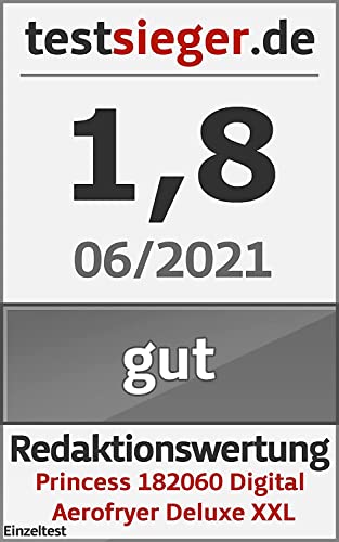 Princess 01.182060.01.001 Frytkownica Beztłuszczowa, 1700W, 5,5 L, Srebrny - obrazek 5