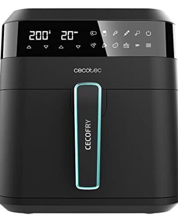 Cecotec Cecofry Experience 6000. 1700 W, Technologia PerfectCook, Regulowana temperatura od 80 do 200ºC, 9 trybów, minutnik, Czarny