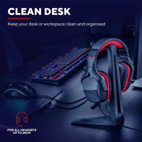 Trust Gaming GXT stojak na słuchawki 260 C, uniwersalny uchwyt na słuc - obrazek 11