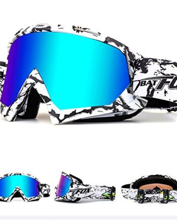 IHRKleid Gogle motocyklowe, do motocrossu, ochrona przed wiatrem, kurzem, gogle lotnicze, gogle snowboardowe, gogle narciarskie, okulary do sportów zimowych, okulary Dirtbike Off-Road