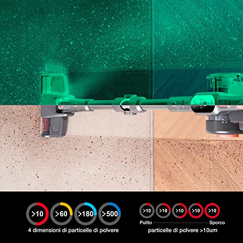 Jimmy H10 Pro Elastyczna bezprzewodowa miotła elektryczna, wyjmowana bateria, 600W, moc 245AW, zasięg 90 minut, ekran LED, technologia adaptacyjna i inteligentny czujnik, filtr HEPA i stacja ładowania - obrazek 2