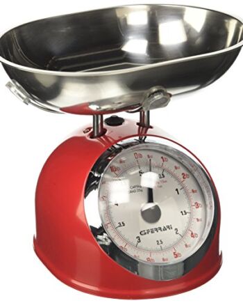 G3 Ferrari g2000302 mechaniczna waga kuchenna, 5 kg, czerwona