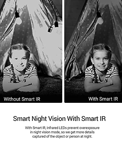 EZVIZ C6N Wewnętrzna kamera nadzorująca 4MP, 360° Pan/Tilt, WiFi 2,4 Ghz, inteligentne noktowizory z inteligentnym podczerwienią, wykrywanie osoby i automatyczne śledzenie, dwukierunkowy dźwięk - obrazek 3