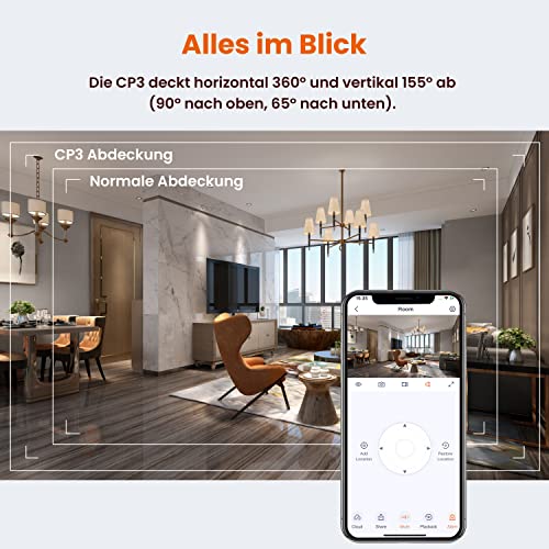 Kamera bezpieczeństwa wewnętrzna Tenda CP3 Pro V1.1, kamera 2K Wi-Fi z - obrazek 9