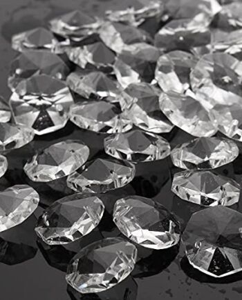 MASUNN 50 szt. jasne szkło kryształowe żyrandol wisiorek lampa pryzmat