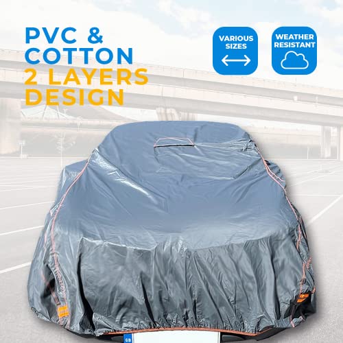 Simply PWCC3 duży w pełni wodoodporny pokrowiec samochodowy BMW serii 3, Ford Mondeo, VW Passat - obrazek 4