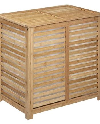 Five - Podwójny kosz na pranie bambusowe H 58 cm SICELA