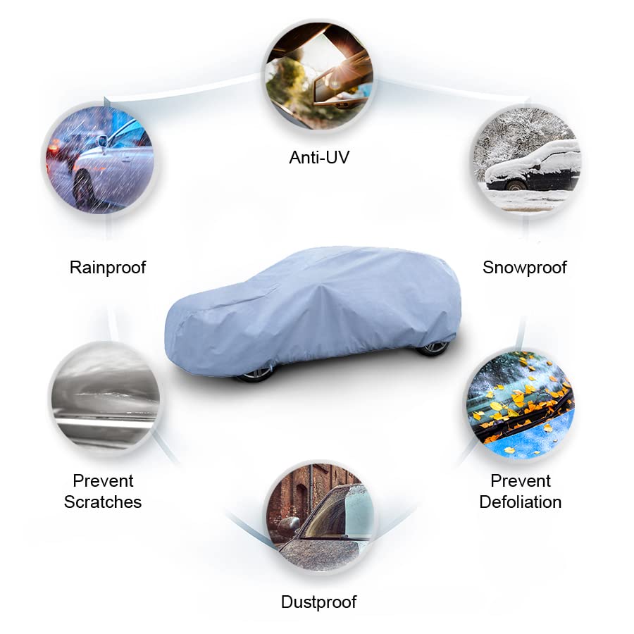 Pokrowiec na samochód Plandeka na auto SUV MiniVan L2 480-505cm Classi - obrazek 5