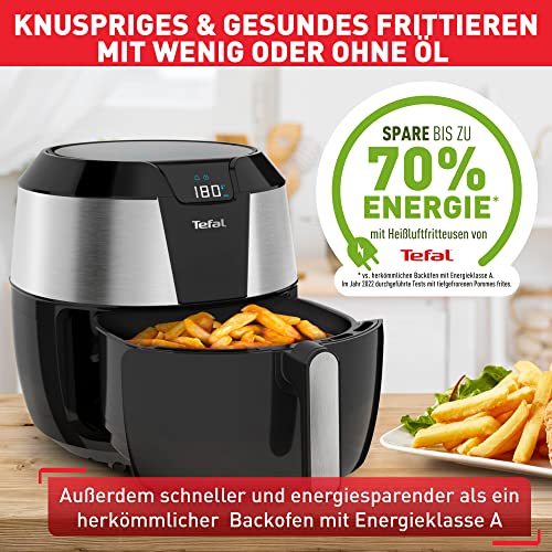 Tefal EY701D Easy Fry XXL Frytkownica Na Gorące Powietrze, 1850 W, 1,6 L, Czarny/Srebrny - obrazek 11