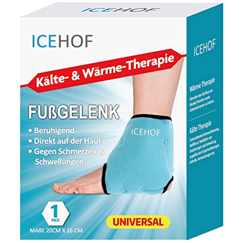 Icehof Podkładki chłodzące na staw skokowy, bandaż chłodzący, bandaż n - obrazek 2