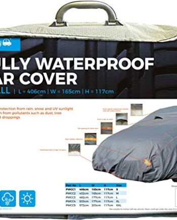Simply PWCC1 w pełni wodoodporny pokrowiec samochodowy, mały
