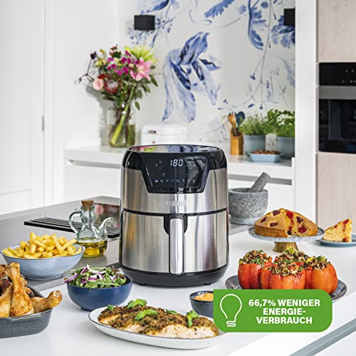 Princess Cyfrowy Airfryer XXL okrągły – pojemność 4,5 l – 66,7% mniejsze zużycie energii – stal nierdzewna – 10 wstępnie zaprogramowanych ustawień – 182026 - obrazek 6
