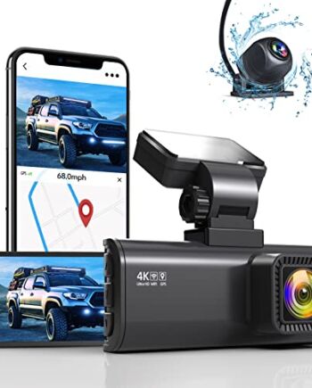 REDTIGER F7N kamera samochodowa 4K z WiFi GPS z przodu 4K / 2,5K i tył