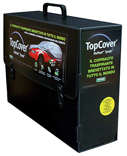 Cora Topcover Tyvek Silver 00136404 oddychająca plandeka na samochód, model XL - obrazek 4