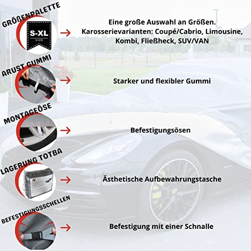 Pokrowiec na samochód Plandeka na auto SUV MiniVan L2 480-505cm Classi - obrazek 4