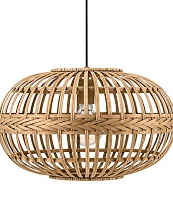 EGLO Lampa wisząca AMSFIELD, lampa wisząca vintage, natura, Boho, Hygg