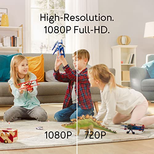 SmartThings Aeotec WiFi IP kamera bezpieczeństwa 1080p rozdzielczość Full HD noktowizor wykrywanie osoby 360° śledzenie ruchu panoramiczny widok 2-drożny dźwięk - obrazek 4